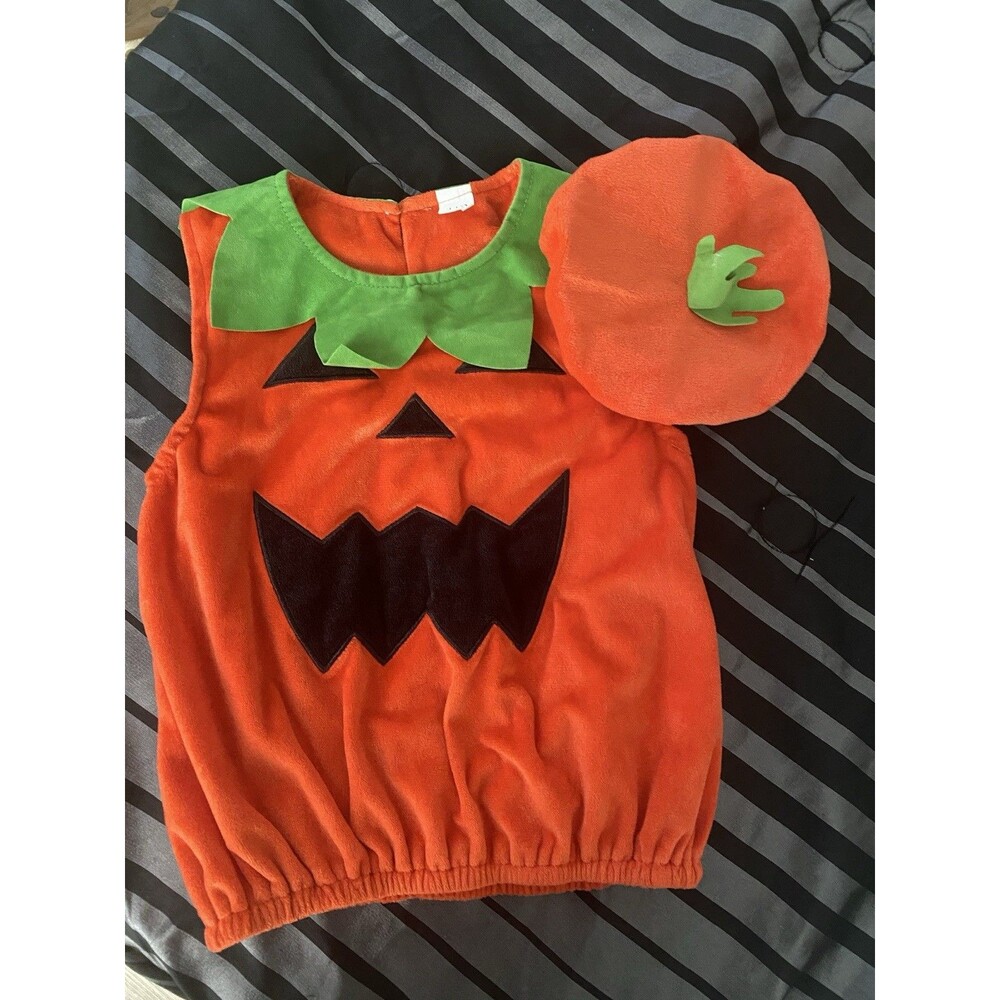 Baby Girls Boys PUMPKIN Halloween Costume | Soft Halloween 2 Piece Outfit
